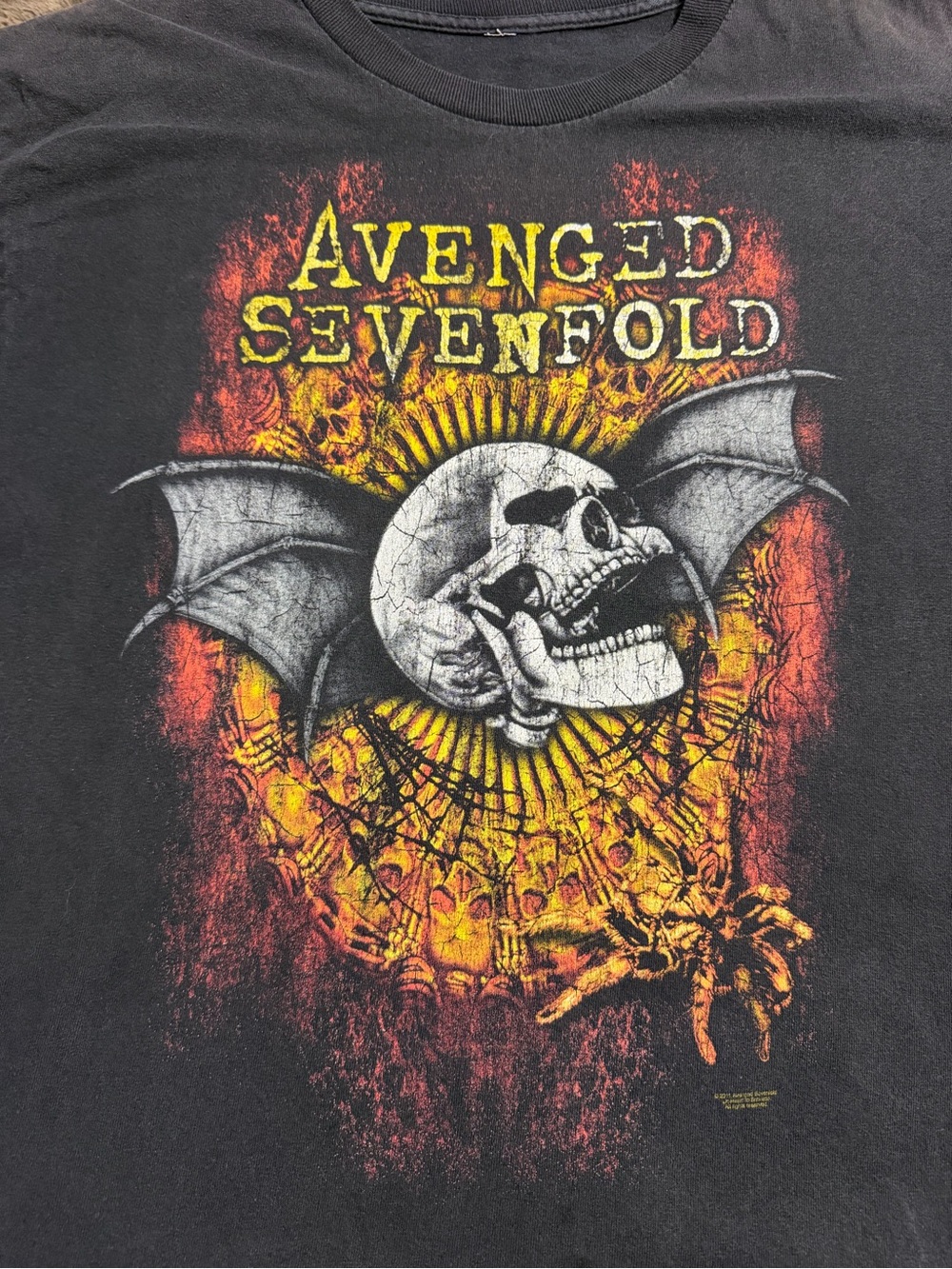 Avenged Sevenfold 2011 Graphic Band T-Shirt